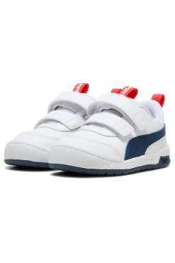 Scarpe bianche blu con chiusura a strappo Puma Multiflex 2 SL V Inf