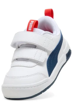 Scarpe bianche blu con chiusura a strappo Puma Multiflex 2 SL V Inf