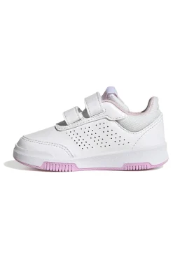 Scarpe bianche con dettagli pastello e chiusura a strappo Adidas Tensaur Sport 2 CF I