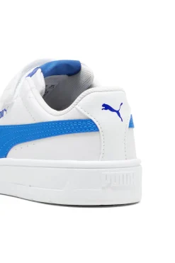 Scarpe bianche con dettagli azzurri Puma Court Classic Clean AC+ PS
