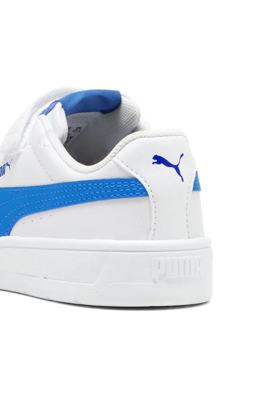 Scarpe bianche con dettagli azzurri Puma Court Classic Clean AC+ PS
