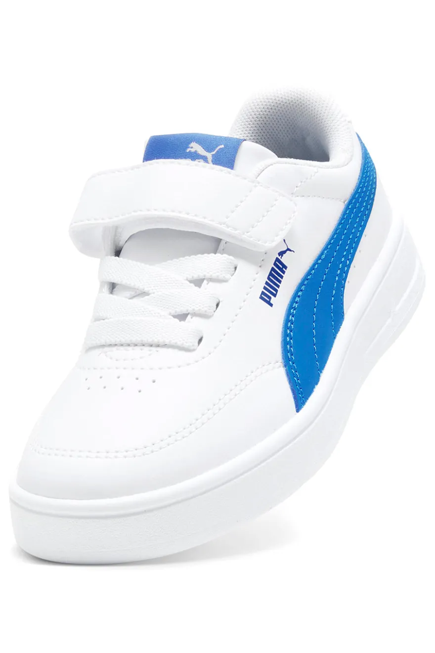 Scarpe bianche con dettagli azzurri Puma Court Classic Clean AC+ PS