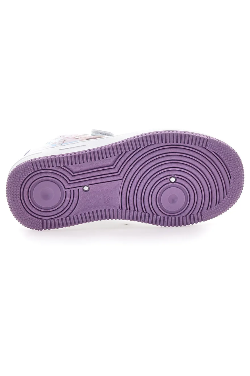 Scarpe bianche con dettagli lilla Frozen D4310721S