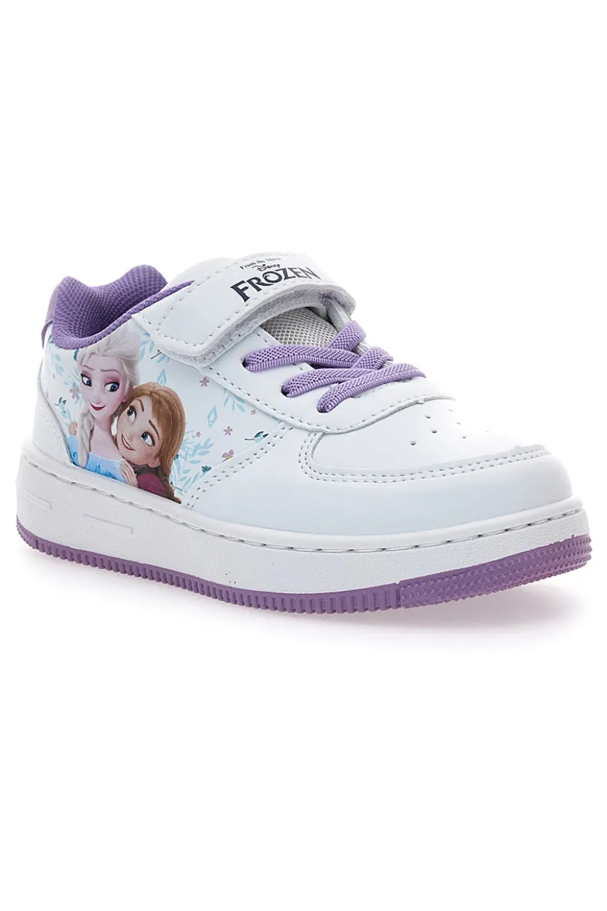 Scarpe bianche con dettagli lilla Frozen D4310721S