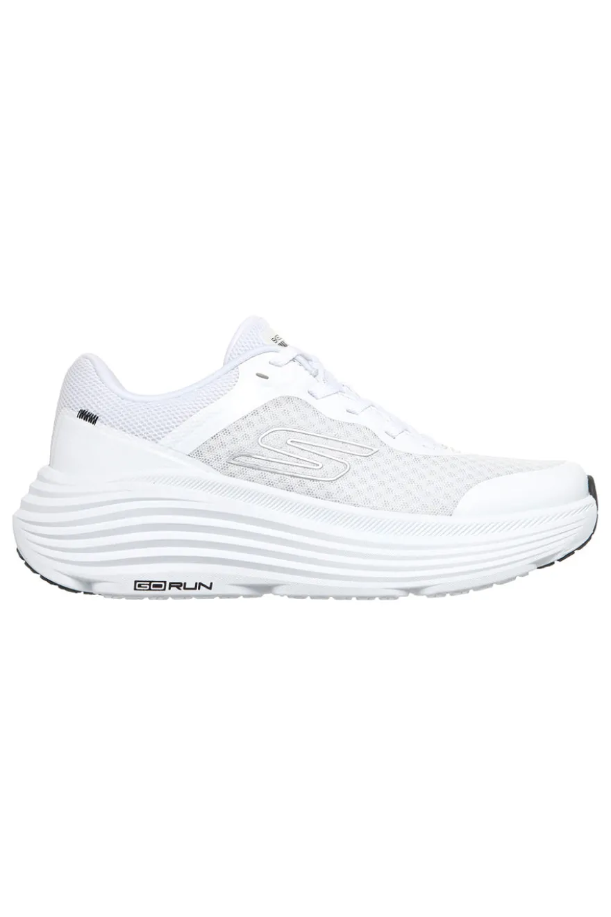 Scarpe bianche con dettagli neri in mesh ammortizzate Skechers Max Cushioning Endeavour