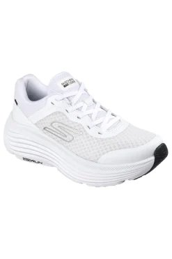 Scarpe bianche con dettagli neri in mesh ammortizzate Skechers Max Cushioning Endeavour