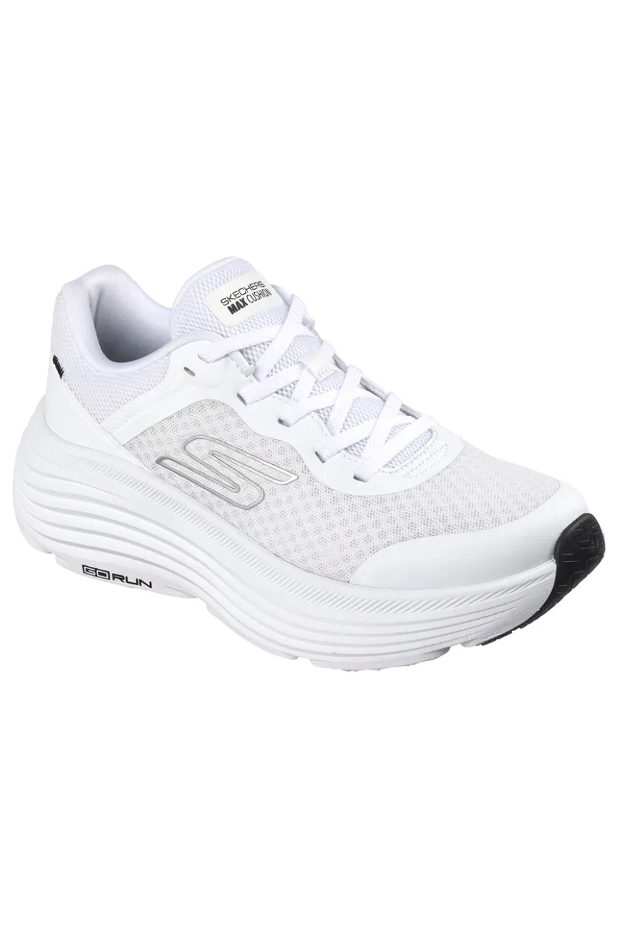 Scarpe bianche con dettagli neri in mesh ammortizzate Skechers Max Cushioning Endeavour