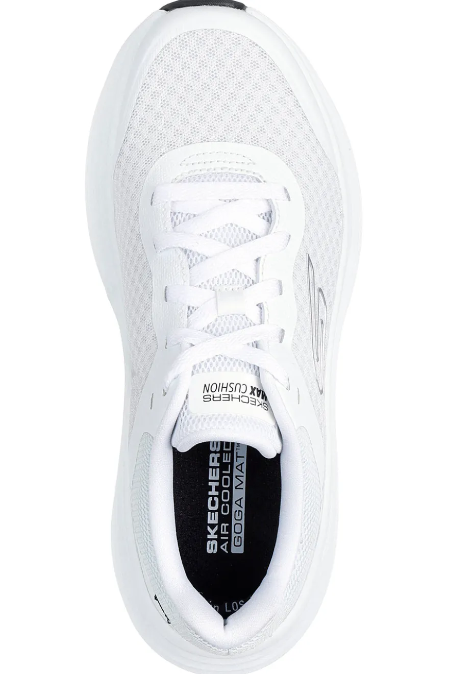 Scarpe bianche con dettagli neri in mesh ammortizzate Skechers Max Cushioning Endeavour
