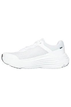 Scarpe bianche con dettagli neri in mesh ammortizzate Skechers Max Cushioning Endeavour
