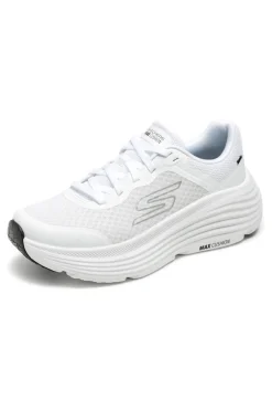 Scarpe bianche con dettagli neri in mesh ammortizzate Skechers Max Cushioning Endeavour