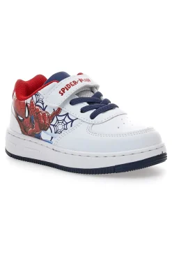 Scarpe bianche con dettagli rossi Spiderman R1310630S