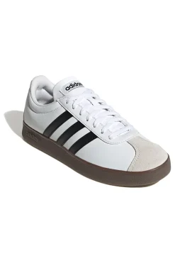 Scarpe bianche con strisce nere punta rinforzata Adidas VL Court Base