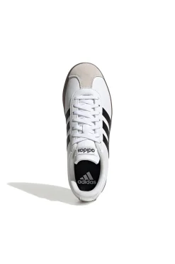 Scarpe bianche con strisce nere punta rinforzata Adidas VL Court Base