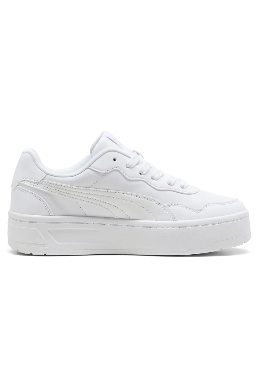 Scarpe bianche con suola platform Puma Court Lally Skye