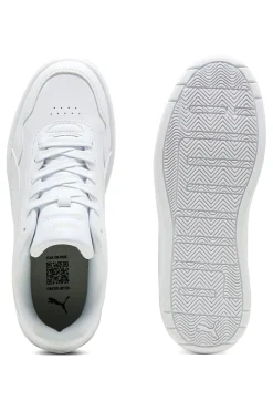 Scarpe bianche con suola platform Puma Court Lally Skye