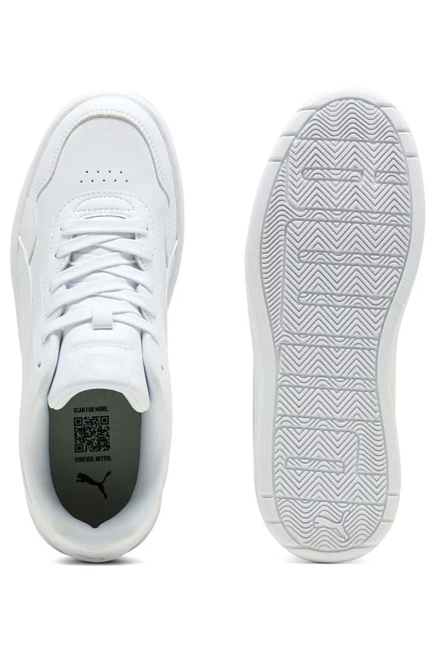 Scarpe bianche con suola platform Puma Court Lally Skye