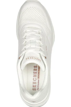 Scarpe bianche con zeppa e suola Air Skechers Million Air Elevated Air