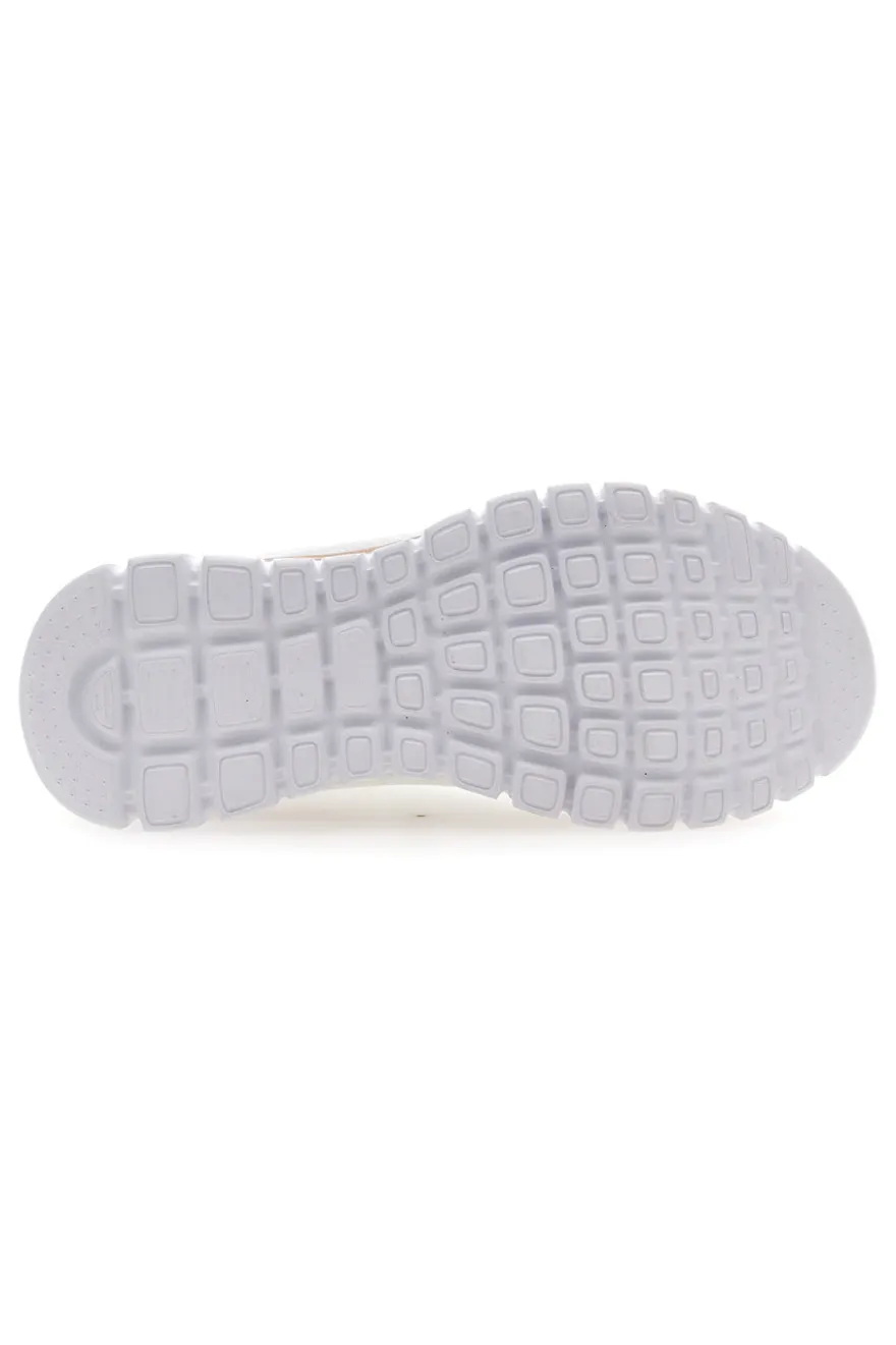 Scarpe bianche in mesh con Memory Foam Skechers Graceful Get Connected