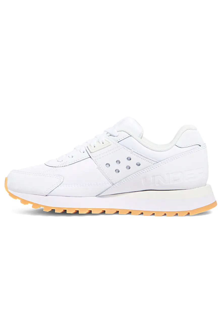Scarpe bianche in nylon con inserti Under Armour Essential Runner