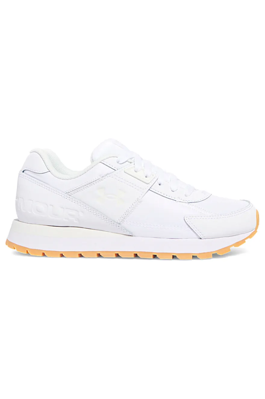Scarpe bianche in nylon con inserti Under Armour Essential Runner