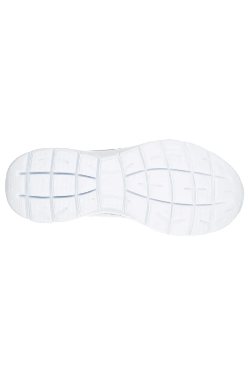 Scarpe bianche leggere con inserti argento Skechers SUMMITS SUITED