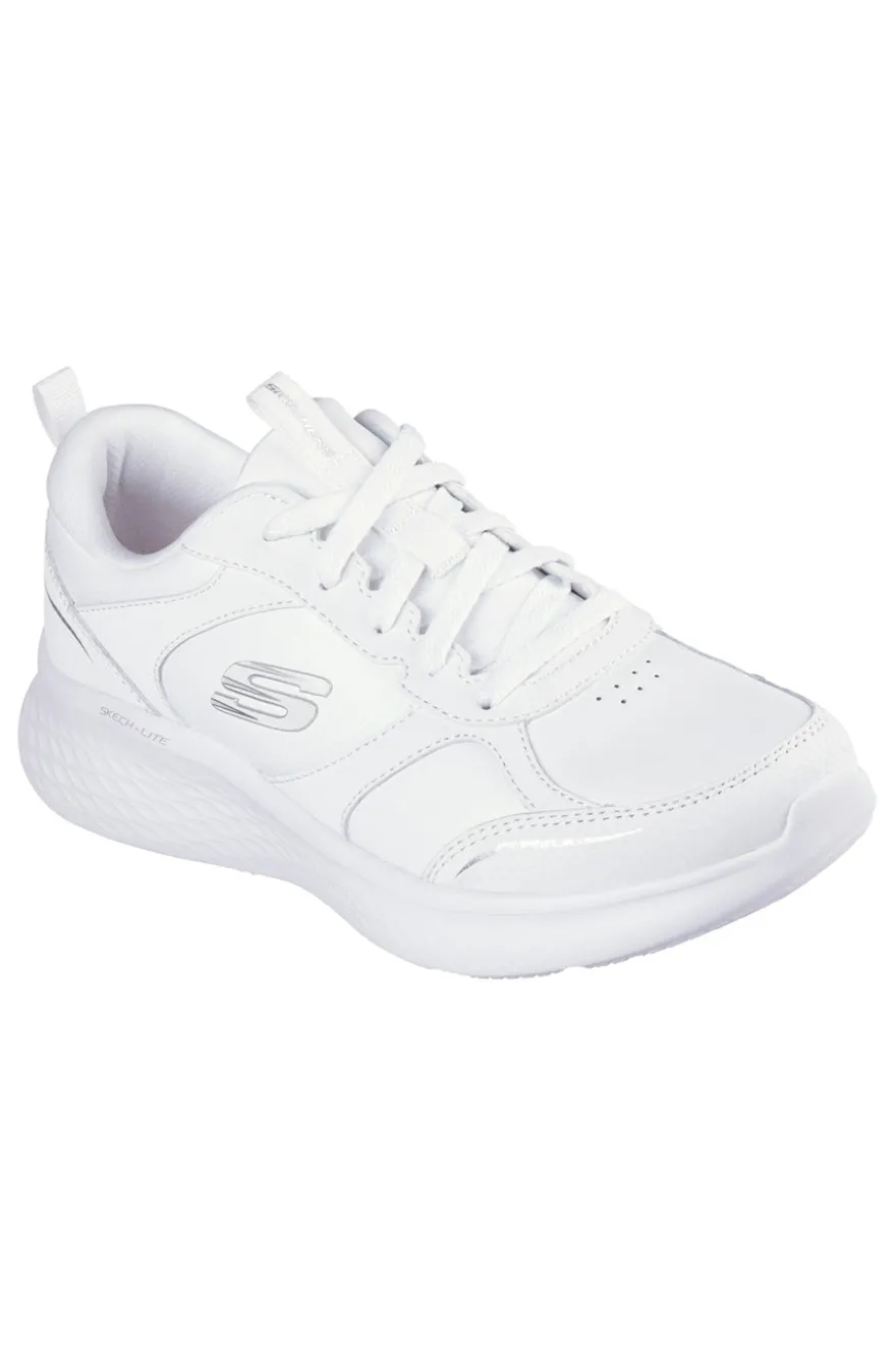 Scarpe bianche leggere con suola alta Skechers Skech-Lite Pro Sleek Citizen
