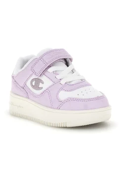 Scarpe bianche lilla con chiusura a strappo Champion RD18 Bubble G TD