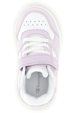 Scarpe bianche lilla con chiusura a strappo Champion RD18 Bubble G TD
