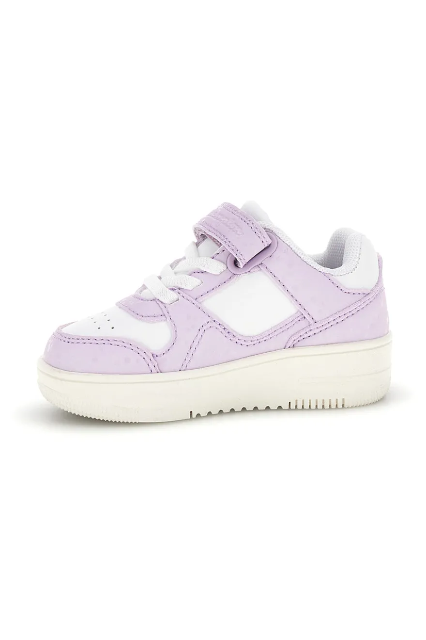Scarpe bianche lilla con chiusura a strappo Champion RD18 Bubble G TD