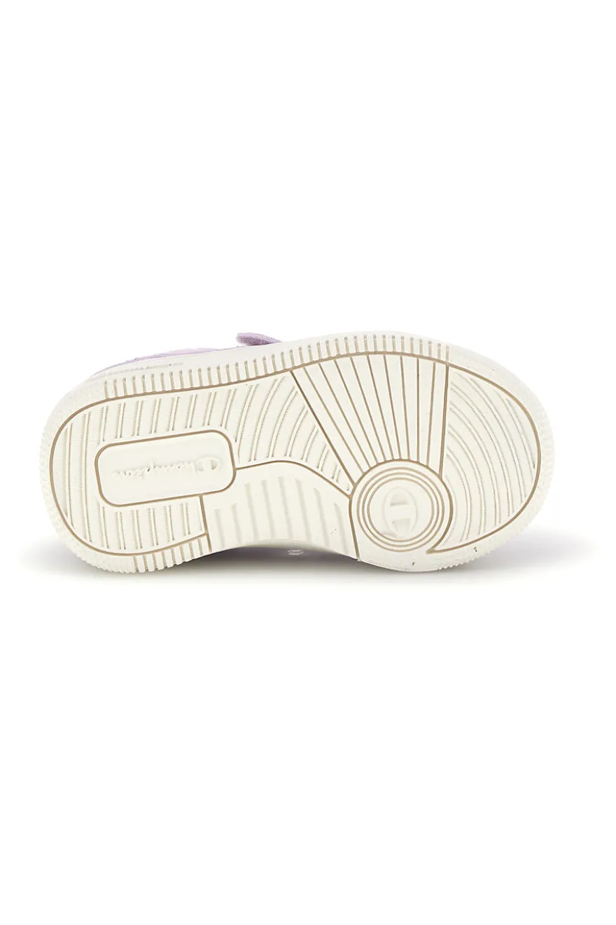 Scarpe bianche lilla con chiusura a strappo Champion RD18 Bubble G TD