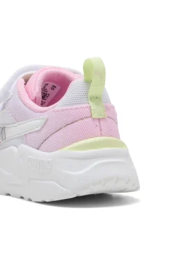 Scarpe bianche lilla rosa con chiusura a strappo e lacci elastici Puma Trinity 2 LT Come On AC+ Inf