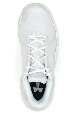 Scarpe bianche mid-cut da basket Under Armour Spawn 6 Mid