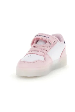 Scarpe bianche rosa con luci Champion GLW G TD