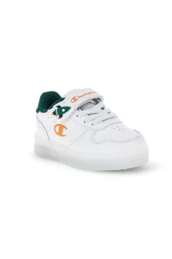 Scarpe bianche verdi con luci Champion GLW B TD