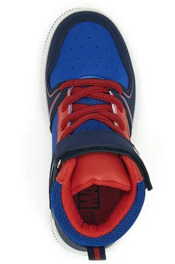 Scarpe blu alte con dettagli rossi Spiderman R1310632S