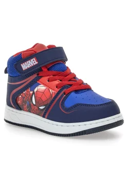 Scarpe blu alte con dettagli rossi Spiderman R1310632S