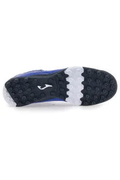 Scarpe blu calcio turf con tomaia traforata Joma Maxima 2404