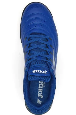 Scarpe blu calcio turf con tomaia traforata Joma Maxima 2404
