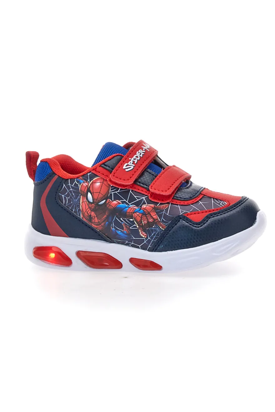 Scarpe blu con luci e dettagli rossi Spiderman R1310563S10