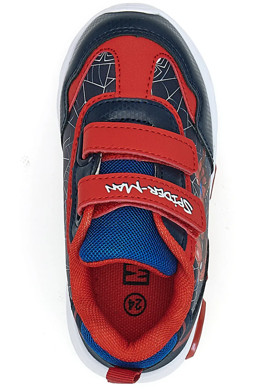 Scarpe blu con luci e dettagli rossi Spiderman R1310563S10
