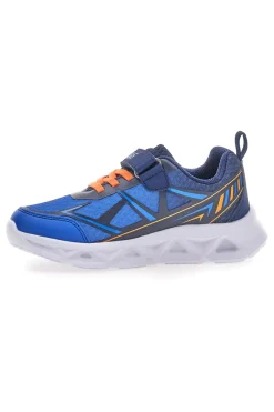 Scarpe blu con luci e strappo Pitt kids 11562