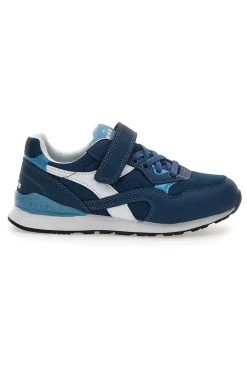 Scarpe blu con strappo in materie sintetiche Diadora N.92 ps