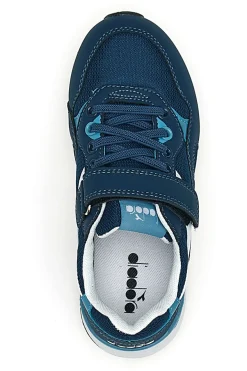 Scarpe blu con strappo in materie sintetiche Diadora N.92 ps