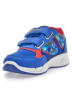 Scarpe blu e rosse con luci e doppio strappo Superman W1030028T
