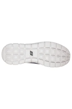 Scarpe blu in pelle e mesh con Memory Foam Skechers Track Scloric