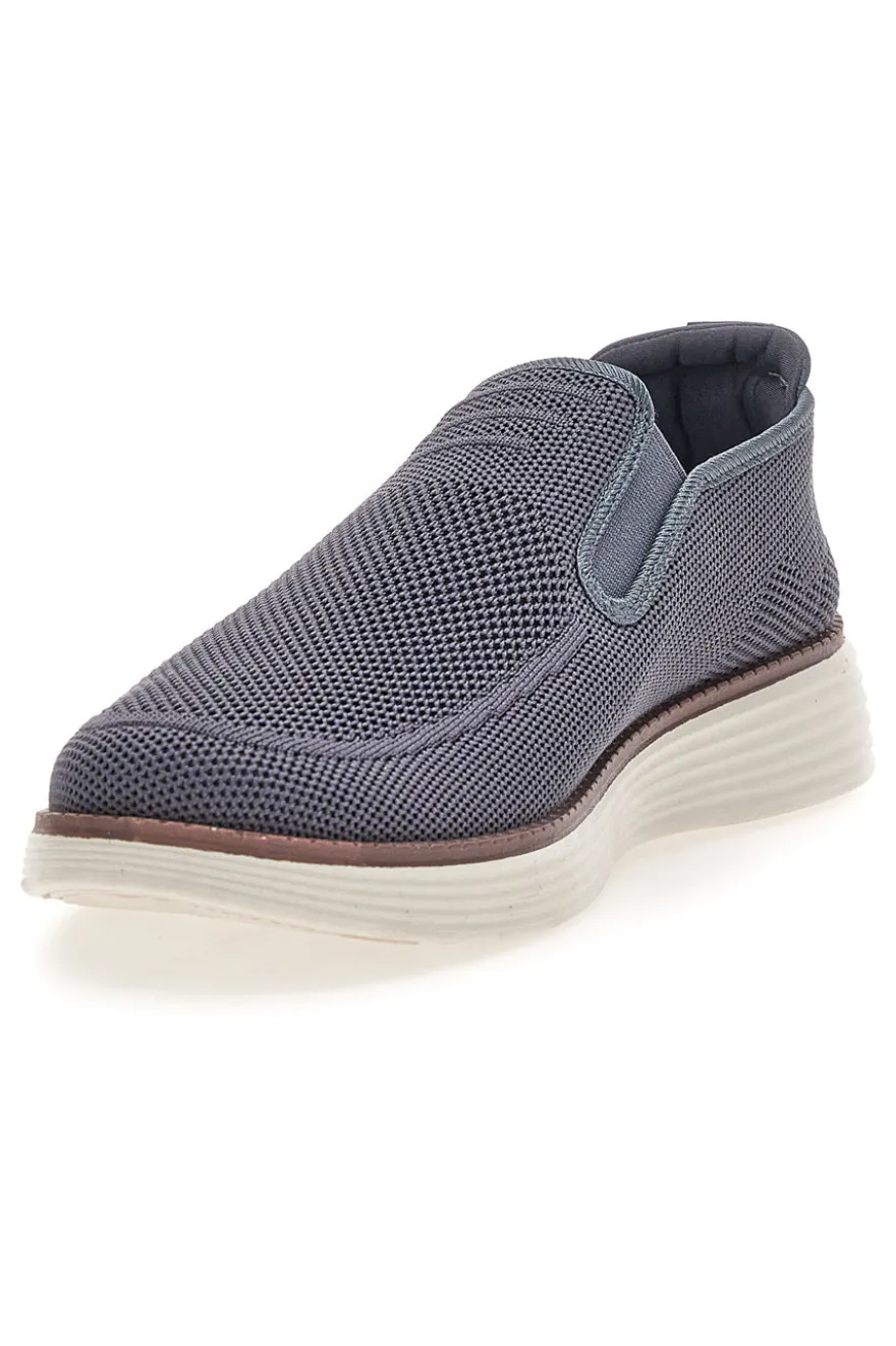 Scarpe blu slip on Max dillan DM8088