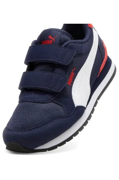 Scarpe blu stile running con strappi Puma ST Runner v4 Mesh V PS