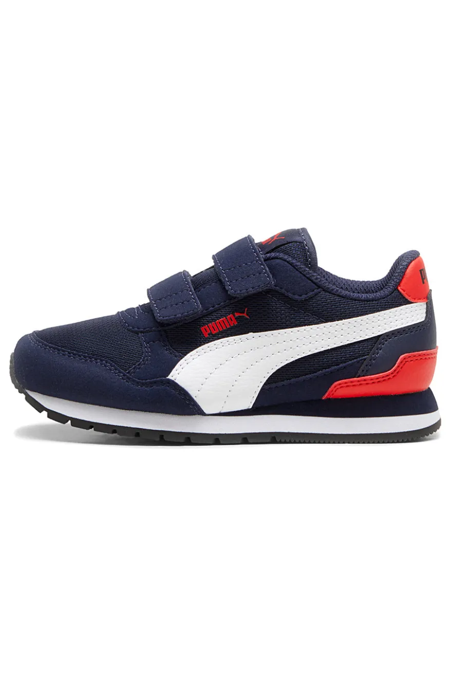 Scarpe blu stile running con strappi Puma ST Runner v4 Mesh V PS