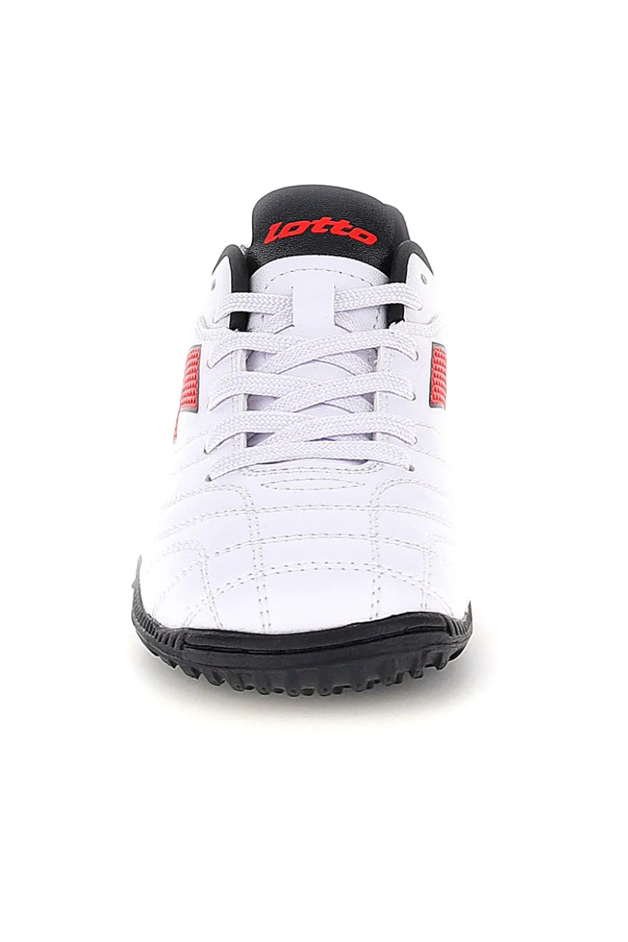 Scarpe calcetto bianche con suola nera Lotto STADIO 705 TF JR