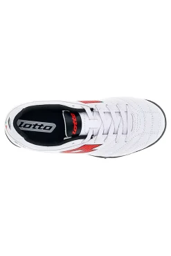 Scarpe calcetto bianche con suola nera Lotto STADIO 705 TF JR